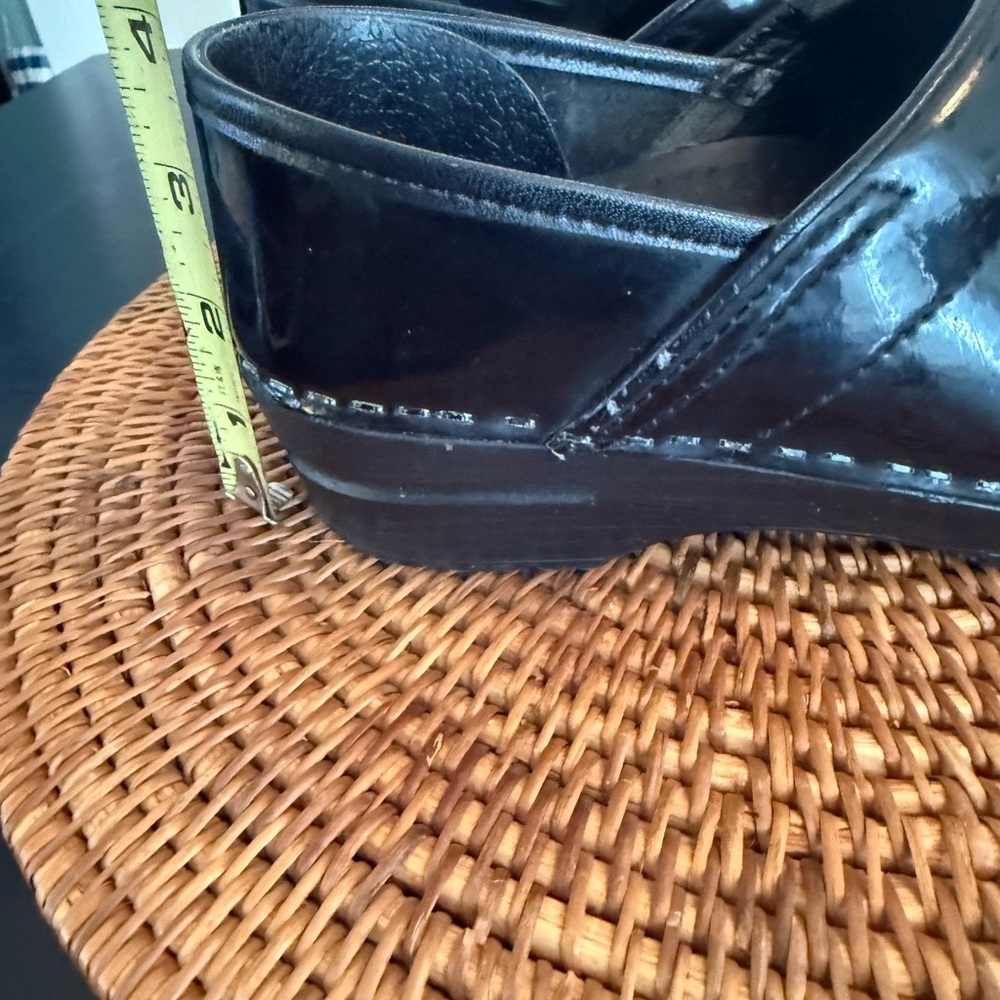 Dansko Shiny Black professional nursing Shoes slip resistant size 38 - Picture 5 of 12